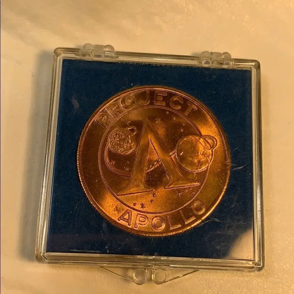 Project Apollo July 20, 1969 Commemorative Coin - Picture 3 of 5